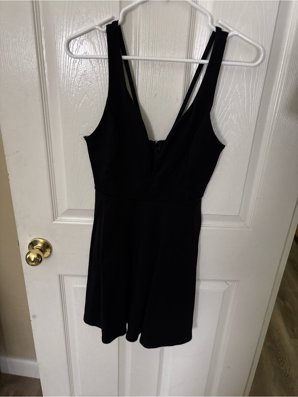 Black V-Neck dress- medium Windsor